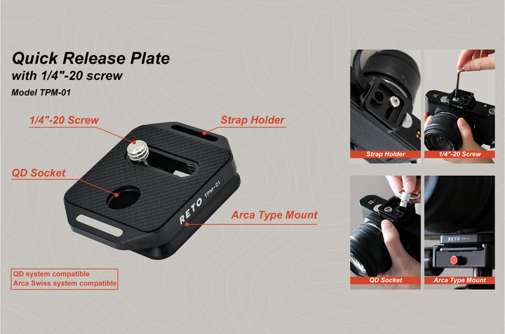 Reto Quick Release Plate