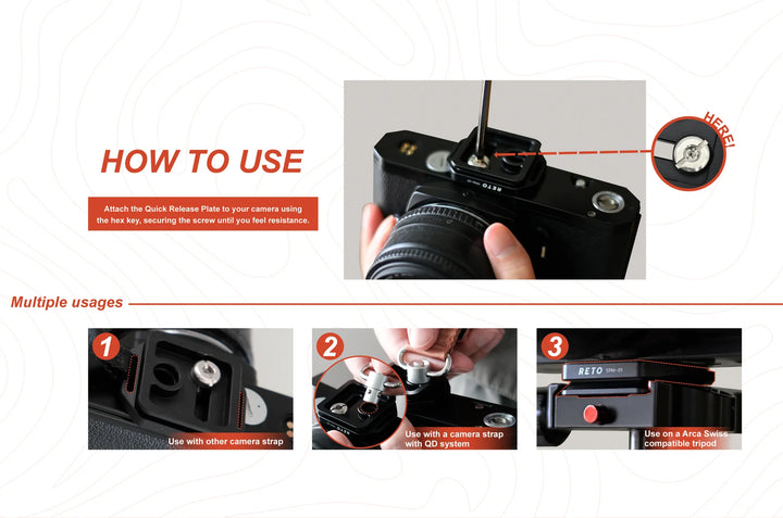 Reto Quick Release Plate