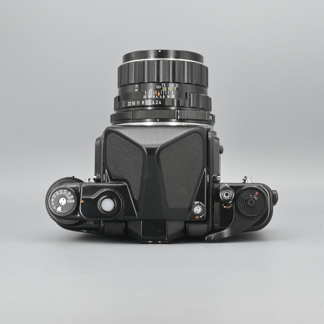 Pentax 67 + Takumar-6x7 105mm F2.4 Lens.