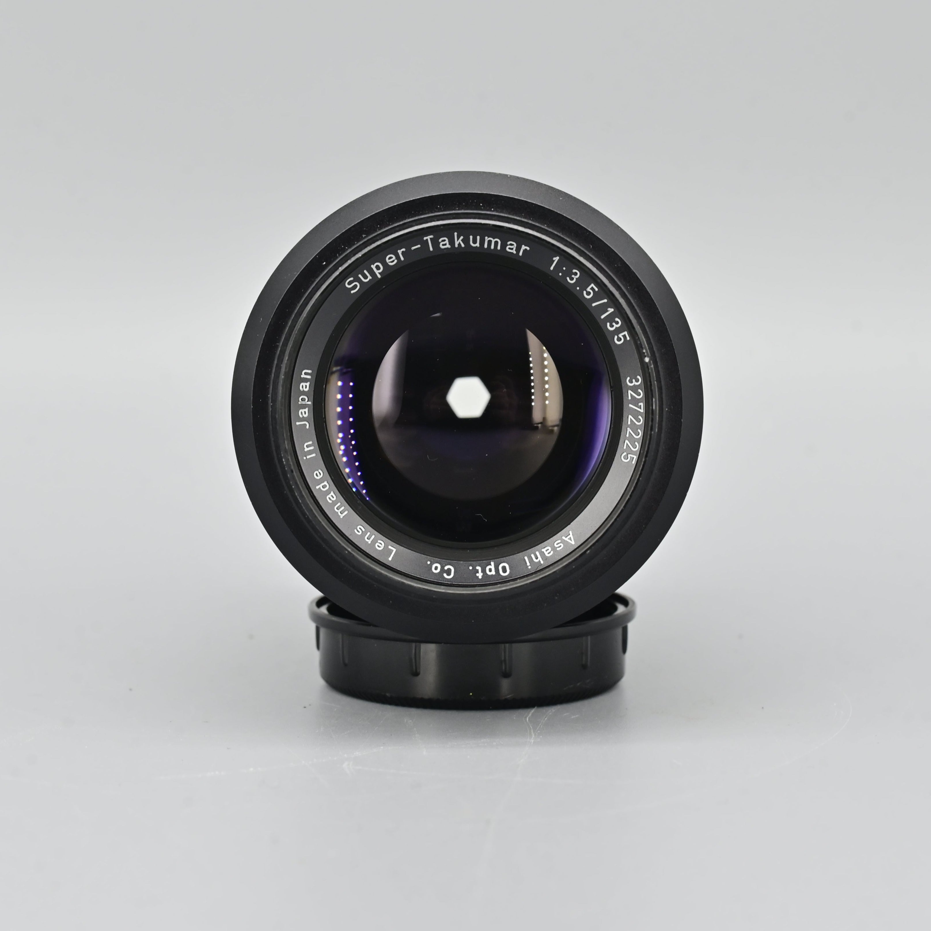 Pentax Super-Takumar 135mm F3.5 Lens with Hood