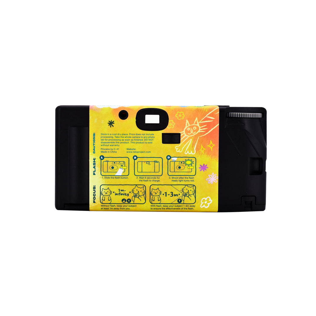 RETO Retocolor CAT'CHA 400 Disposable Camera, 27 Exp