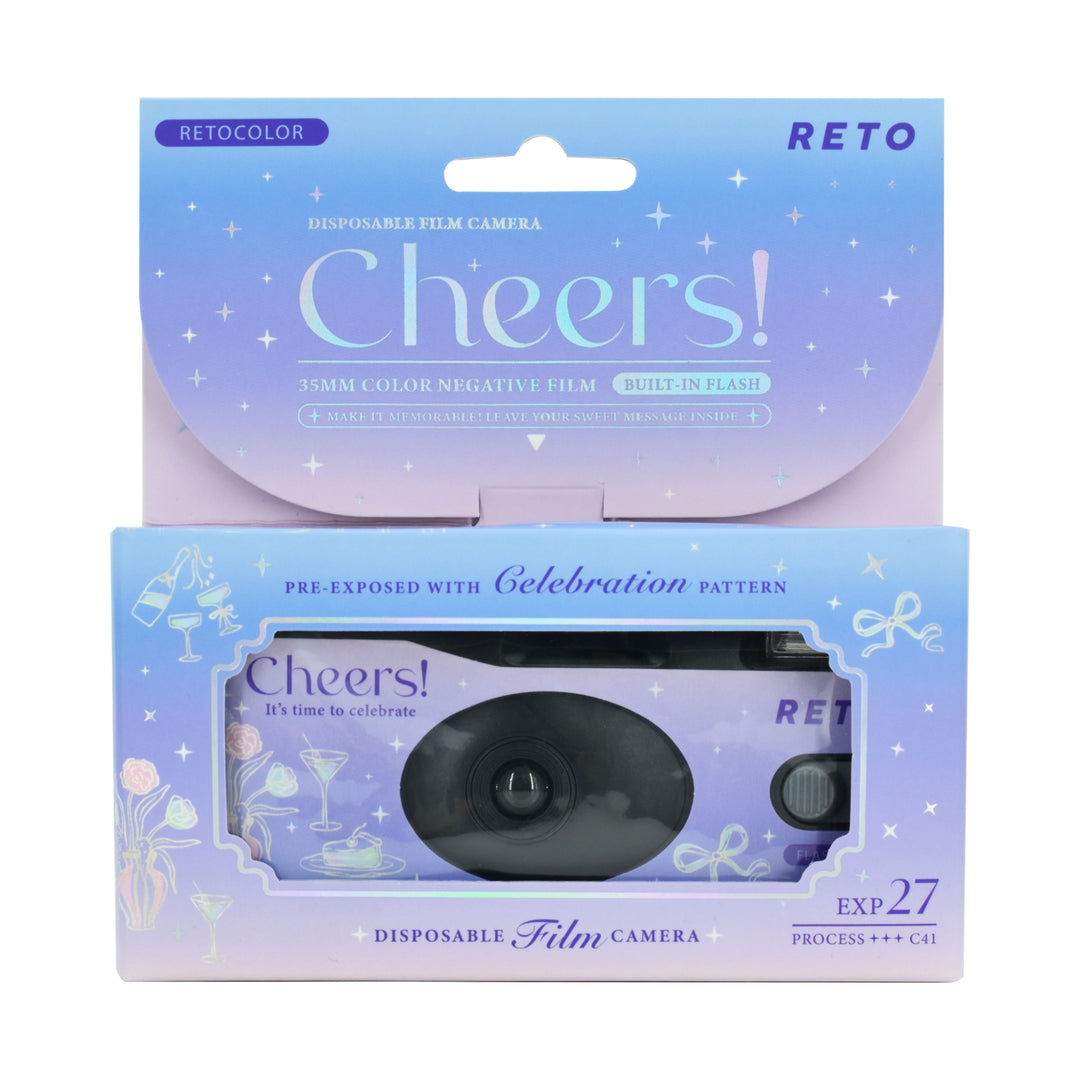 RETO Retocolor CHEERS 400 Disposable Camera, 27 Exp