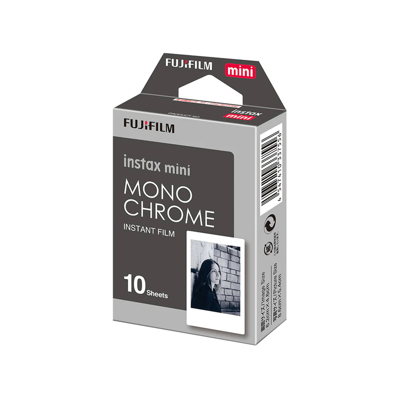 Fujifilm INSTAX Mini Instant Film (10 Exposures, Monochrome Frame)