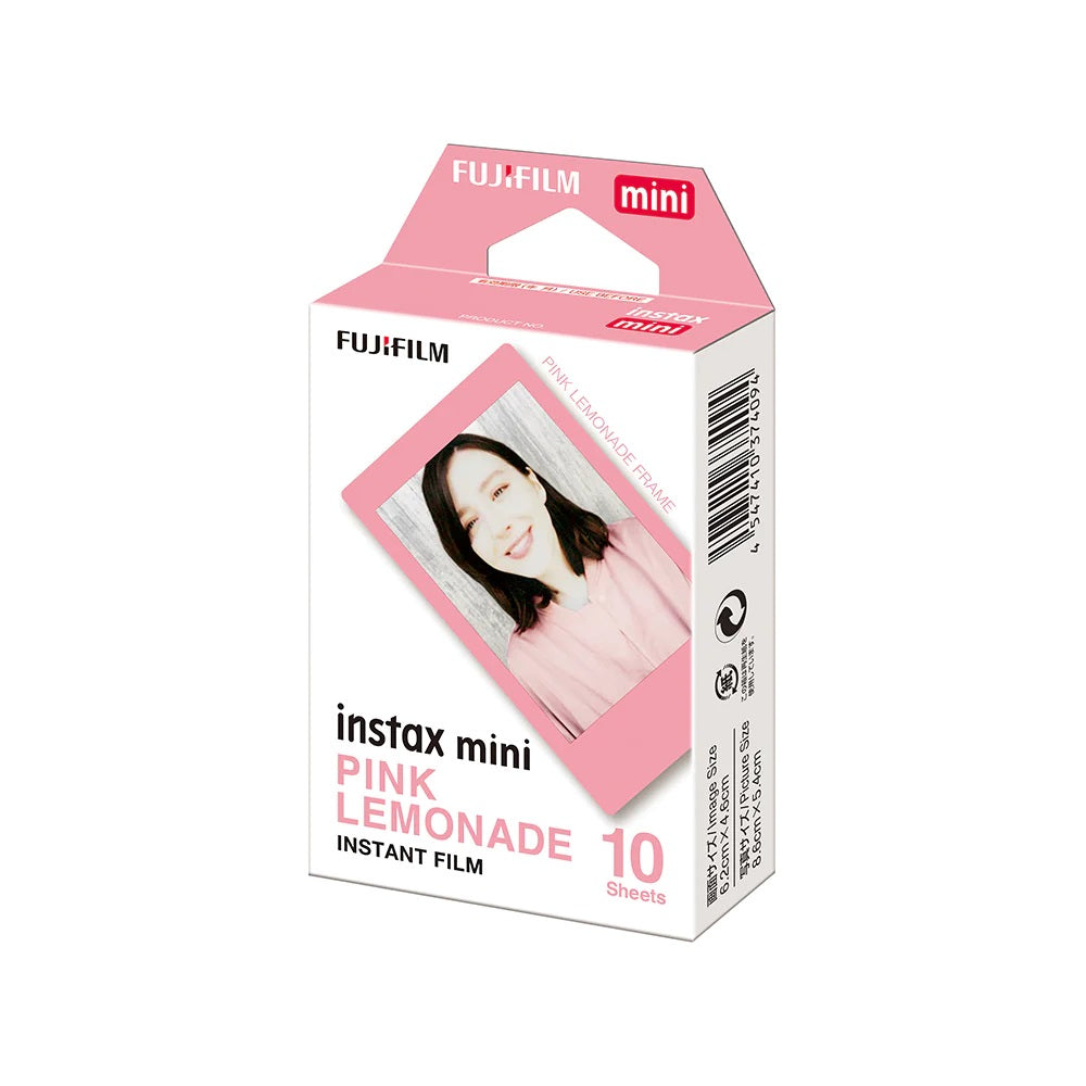 Fujifilm INSTAX Mini Instant Film (10 Exposures, Pink Lemonade Frame)