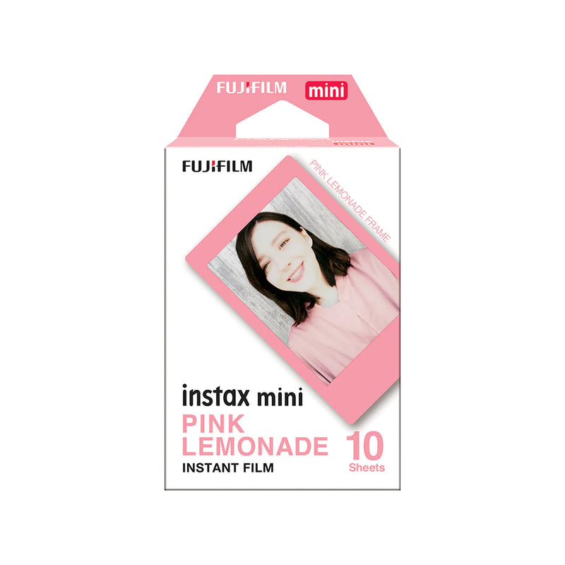 Fujifilm INSTAX Mini Instant Film (10 Exposures, Pink Lemonade Frame)