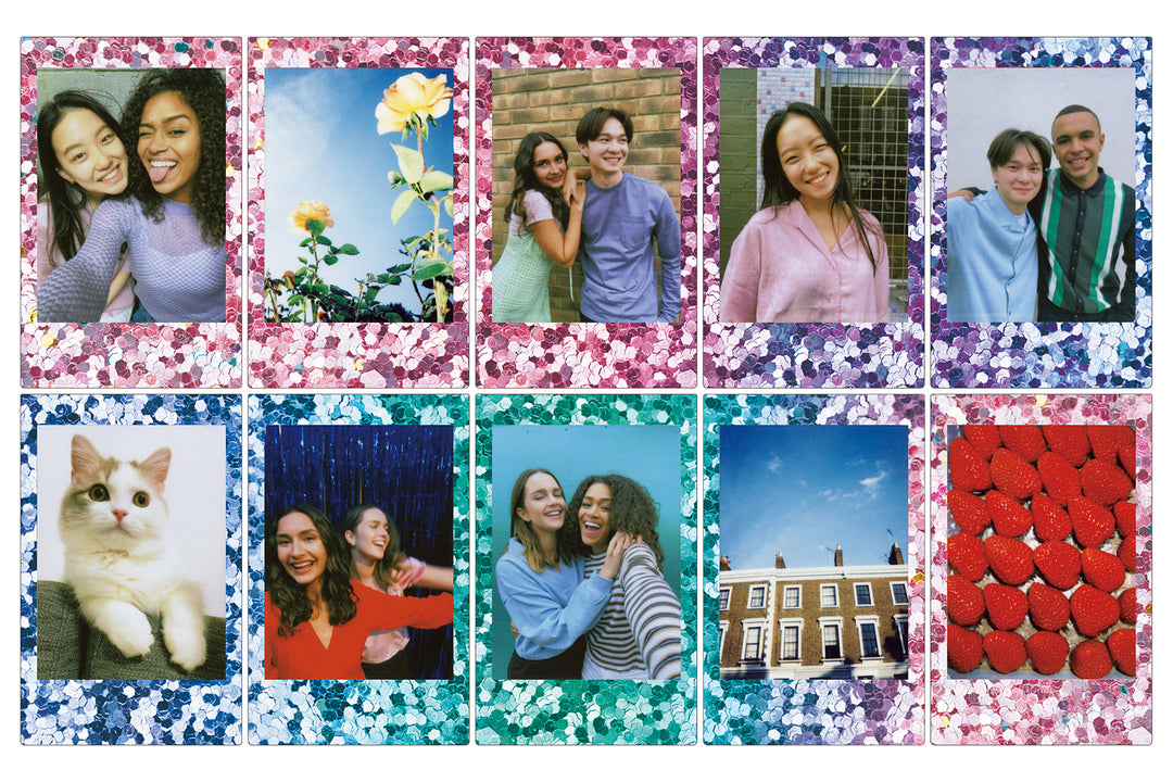 Fujifilm INSTAX Mini Instant Film (10 Exposures, Confetti Frame)