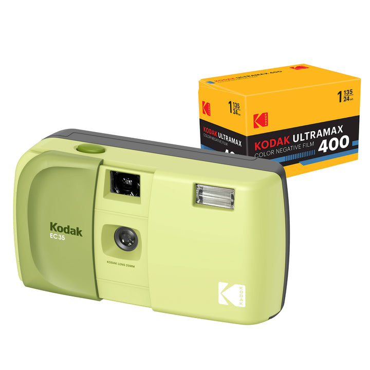 Kodak EC35 35mm Film Camera Bundle with Ultramax 400 - 24exp