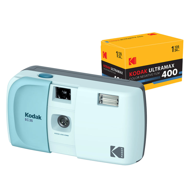 Kodak EC35 35mm Film Camera Bundle with Ultramax 400 - 24exp