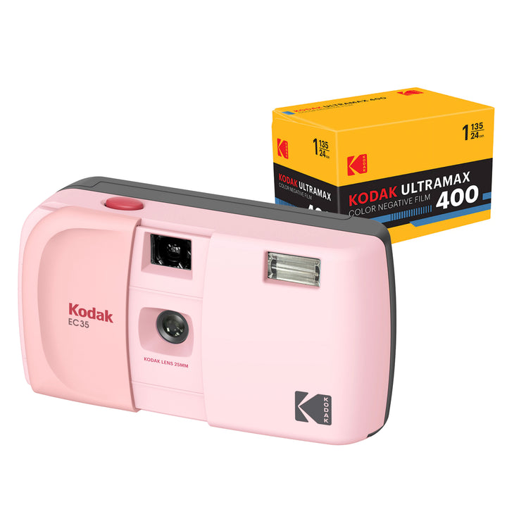 Kodak EC35 35mm Film Camera Bundle with Ultramax 400 - 24exp