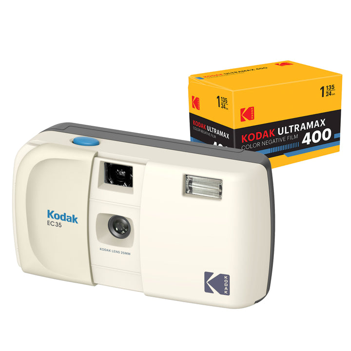 Kodak EC35 35mm Film Camera Bundle with Ultramax 400 - 24exp