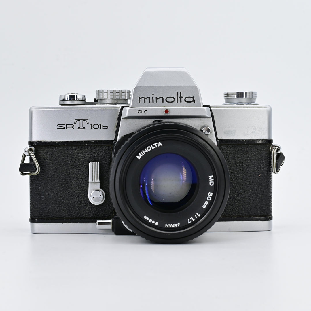 Minolta SRT101b + MD 50mm F1.7 Lens