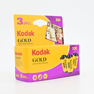 Kodak Gold 200, 24Exp. (3Packs) 35mm Film