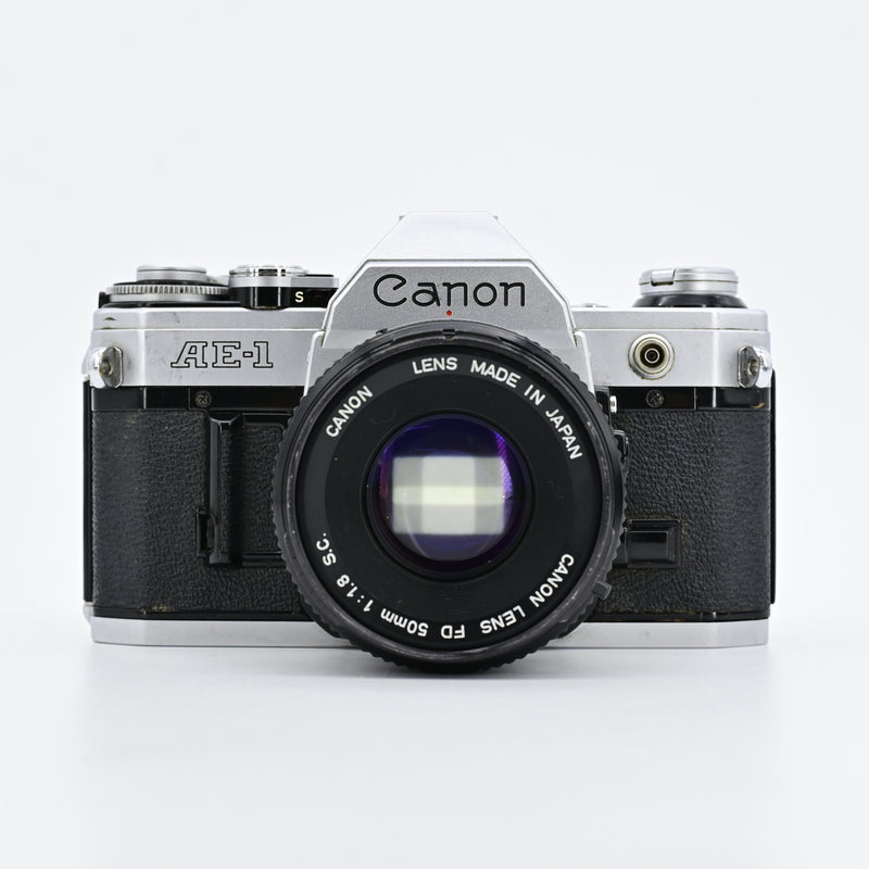 Canon AE-1 + FD 50mm F1.8 S.C. Lens