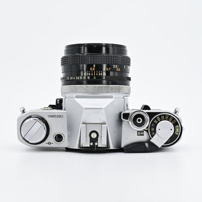 Canon AE-1 + FD 50mm F1.8 S.C. Lens
