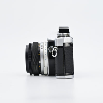 Olympus OM1 + Auto-S 50/1.8 Lens + Auto-Zoom 75-150mm F4 Lens