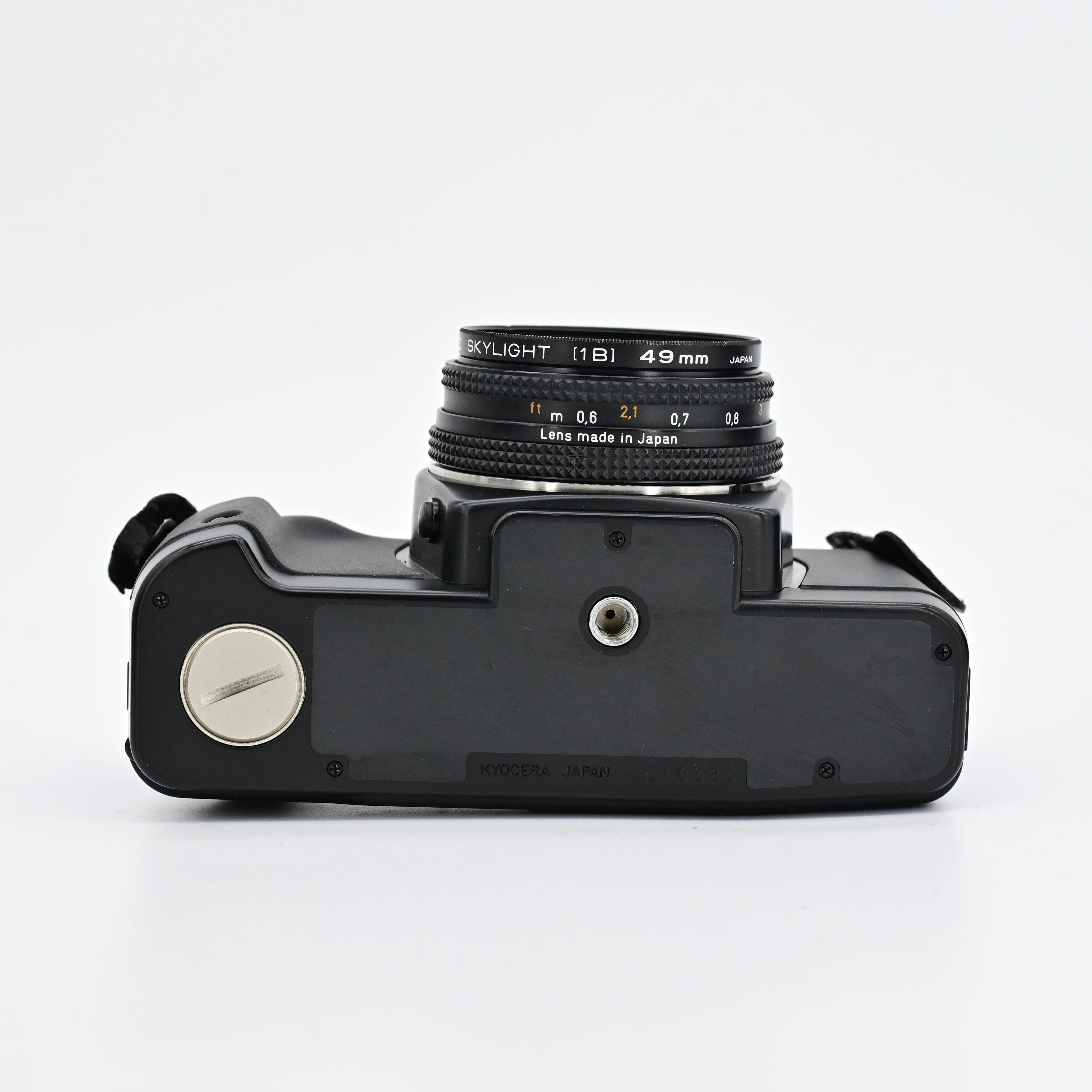 フィルムカメラ CONTAX Aria CarlZeiss Tessa 2.8/45 Contax Aria + Carl Zeiss T* 45mm F2.8 Lens – SHOWA