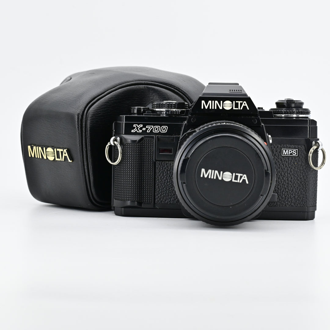 Minolta X700 MPS Black + MD 50mm F1.7 Lens