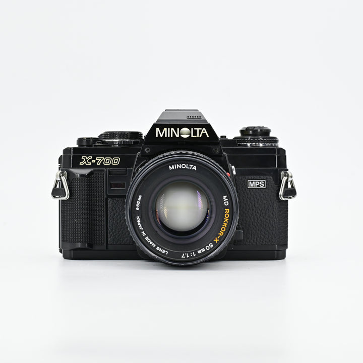 Minolta X700 MPS Black + MD Rokkor-X 50/1.7 Lens