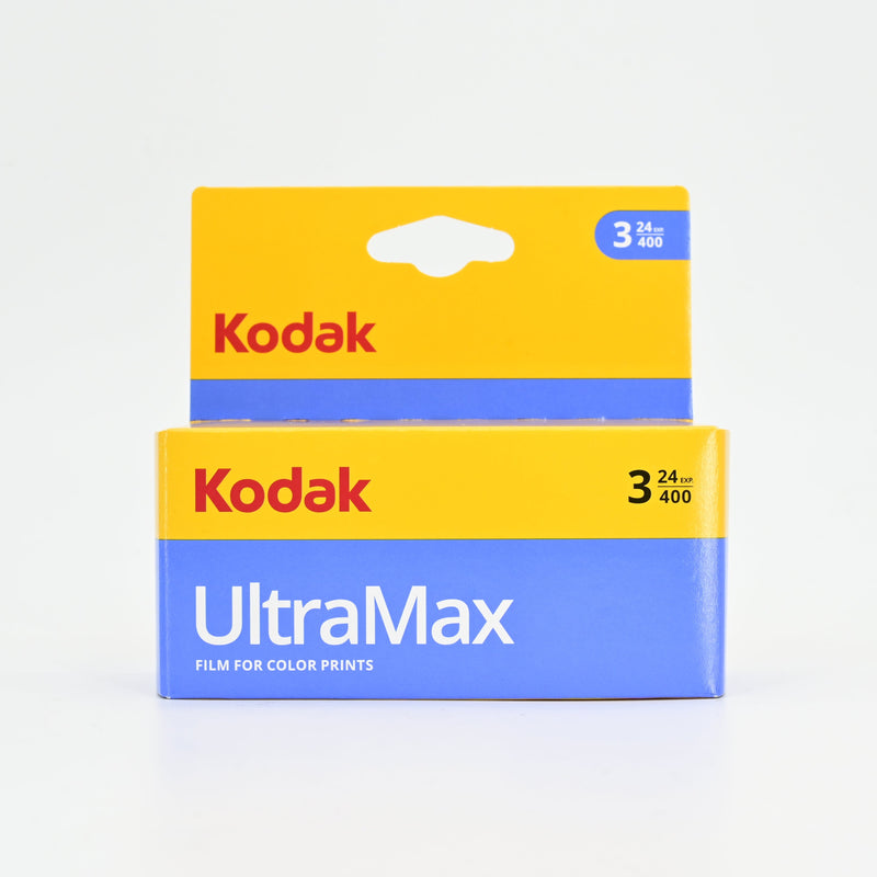 Kodak Ultramax 400, 24Exp 35mm Film (3 Pack)