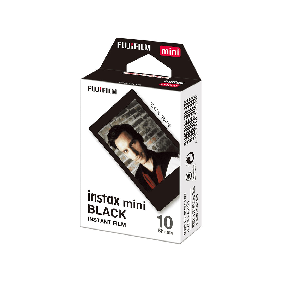 Fujifilm INSTAX Mini Instant Film (10 Exposures, Black Frame)