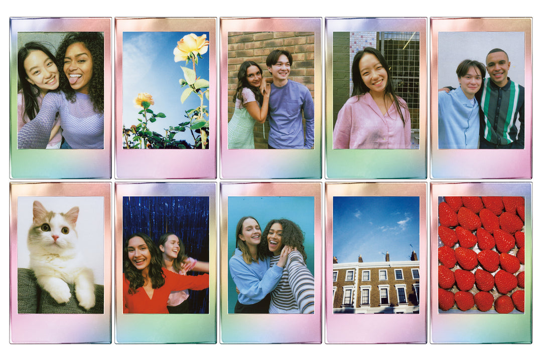 Fujifilm INSTAX Mini Instant Film (10 Exposures, Mermaid Tail Frame)