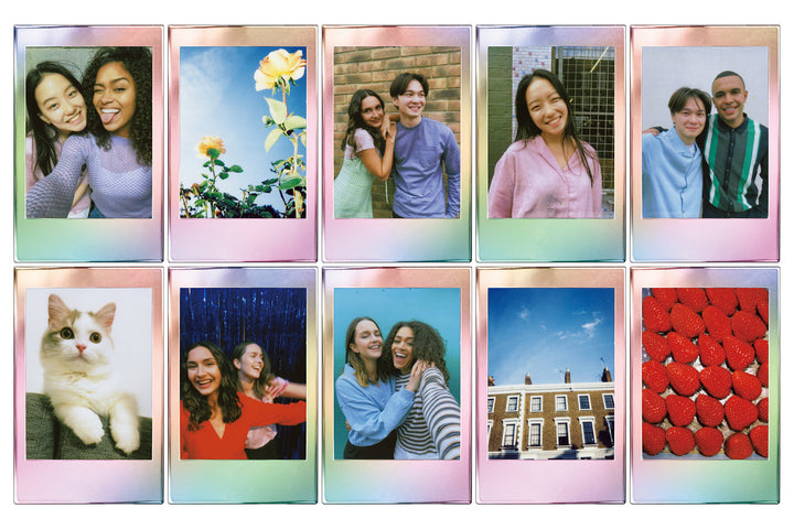 Fujifilm INSTAX Mini Instant Film (10 Exposures, Mermaid Tail Frame)