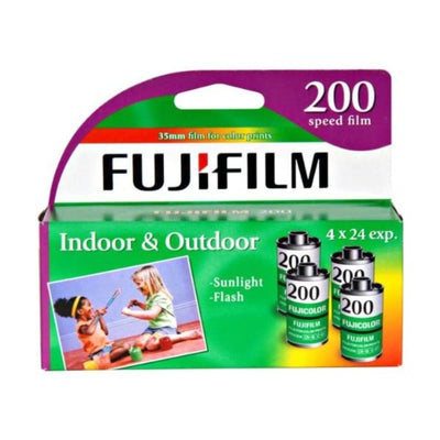 Fujifilm Fujicolor 200, 24 Exp., 4 Pack, Expired 2017 35mm Film