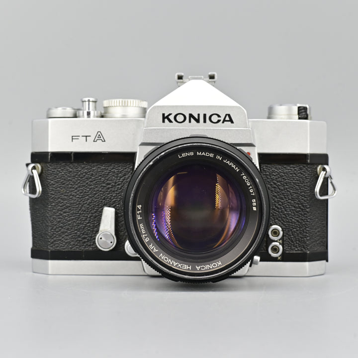 Konica FTA + Hexanon AR 57mm F1.4 Lens