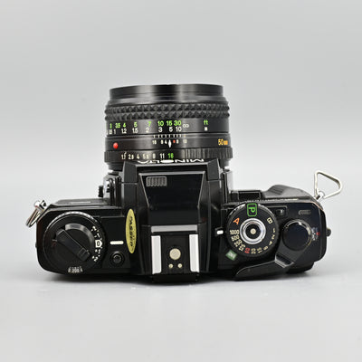 Minolta X700  + MD 50mm F1.7 Lens + MD 135mm F3.5 Lens