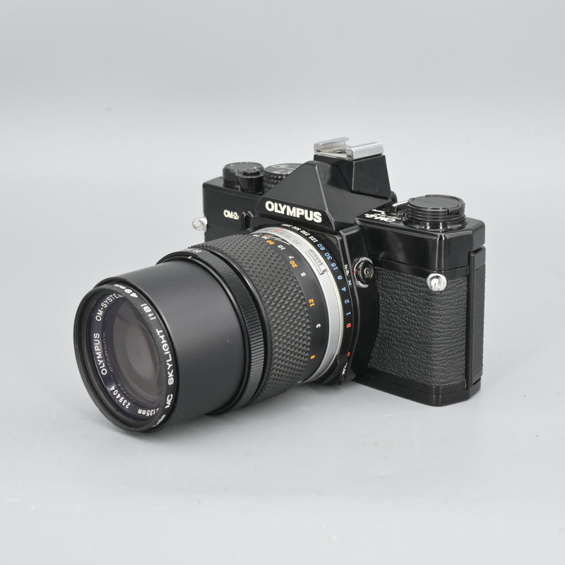 Olympus OM2N + Auto-T 135mm F3.5 Lens [READ]