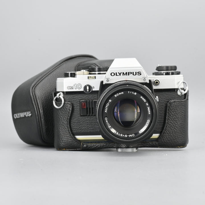 Olympus OM10 + Auto-S 50/1.8 Lens [Box Set]