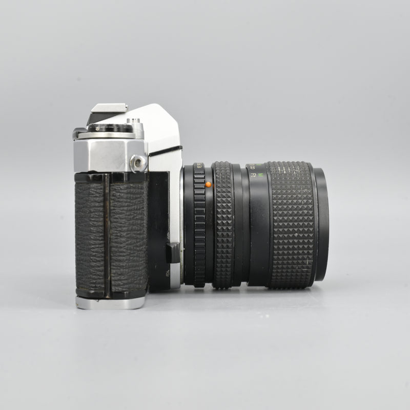 Pentax K1000 + Cosina 35-70mm F3.5-4.5 Zoom Lens + Beck 135mm F2.8 Lens
