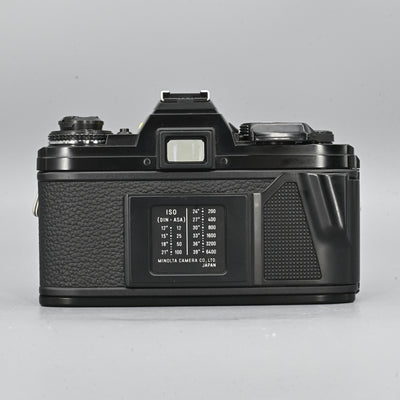 Minolta X700  + MD 50mm F1.7 Lens + Gemini 80-205mm F4.5 Marco Zoom Lens