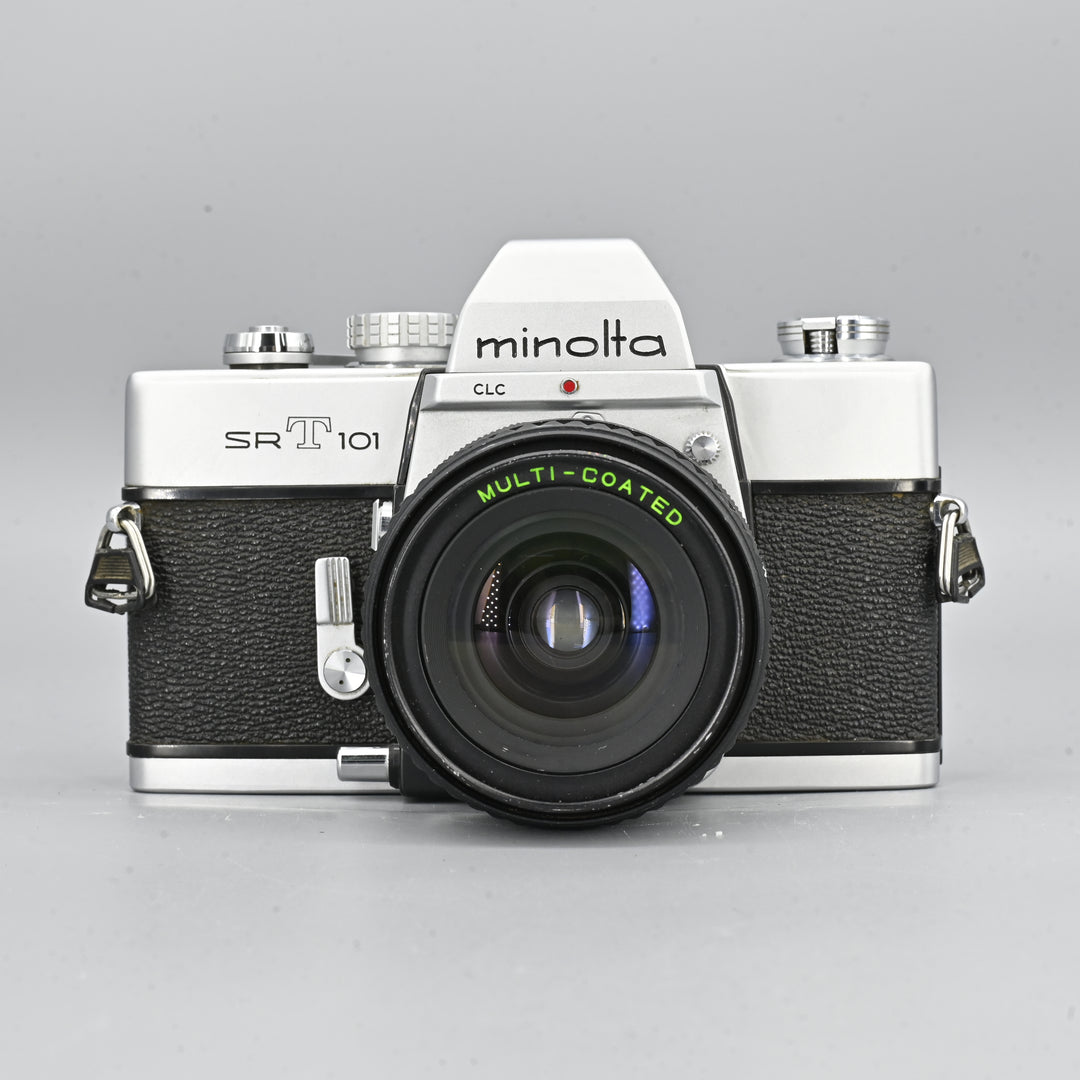 Minolta SRT101 + Makinon 28mm F2.8 Lens