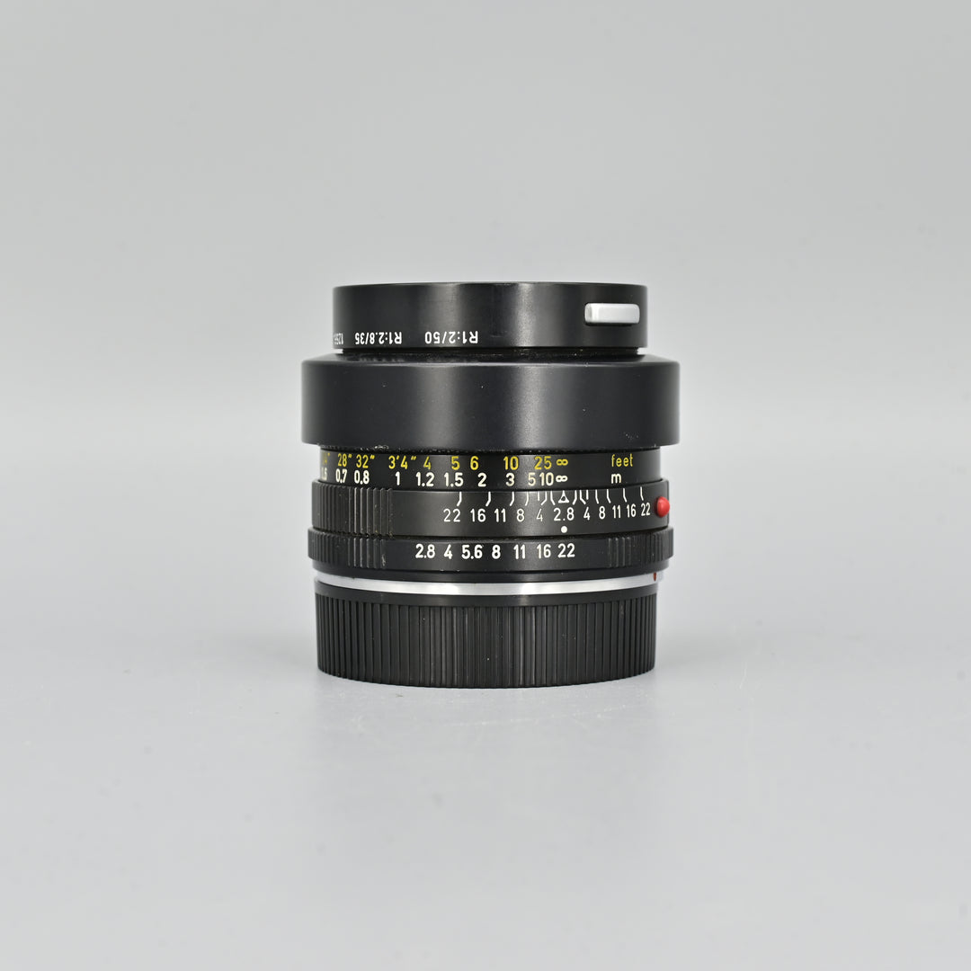 Leica Leitz Wetzlar Elmarit-R 35mm F2.8 Lens.