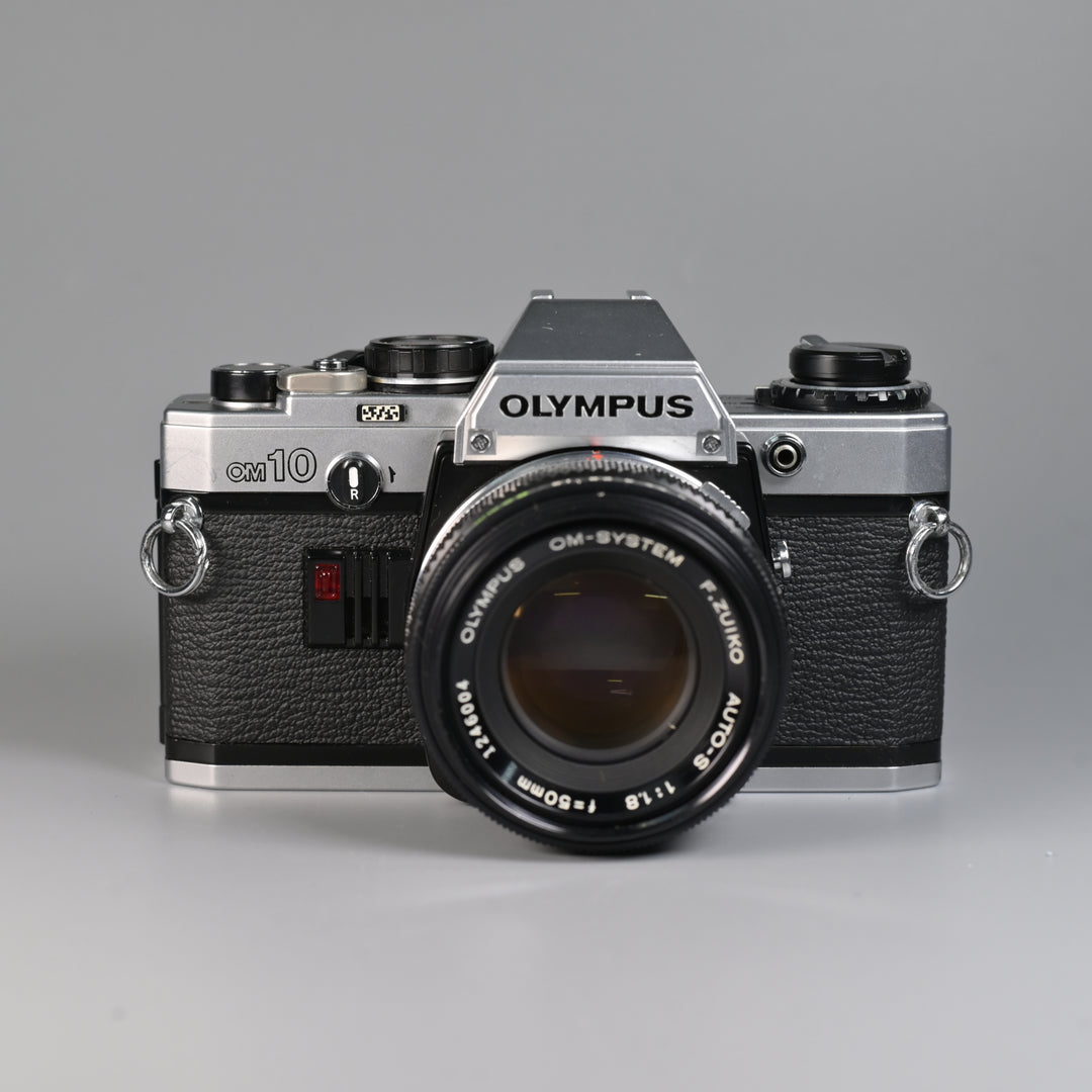 Olympus OM10 + Auto-S 50mm F1.8 Lens (with Box)