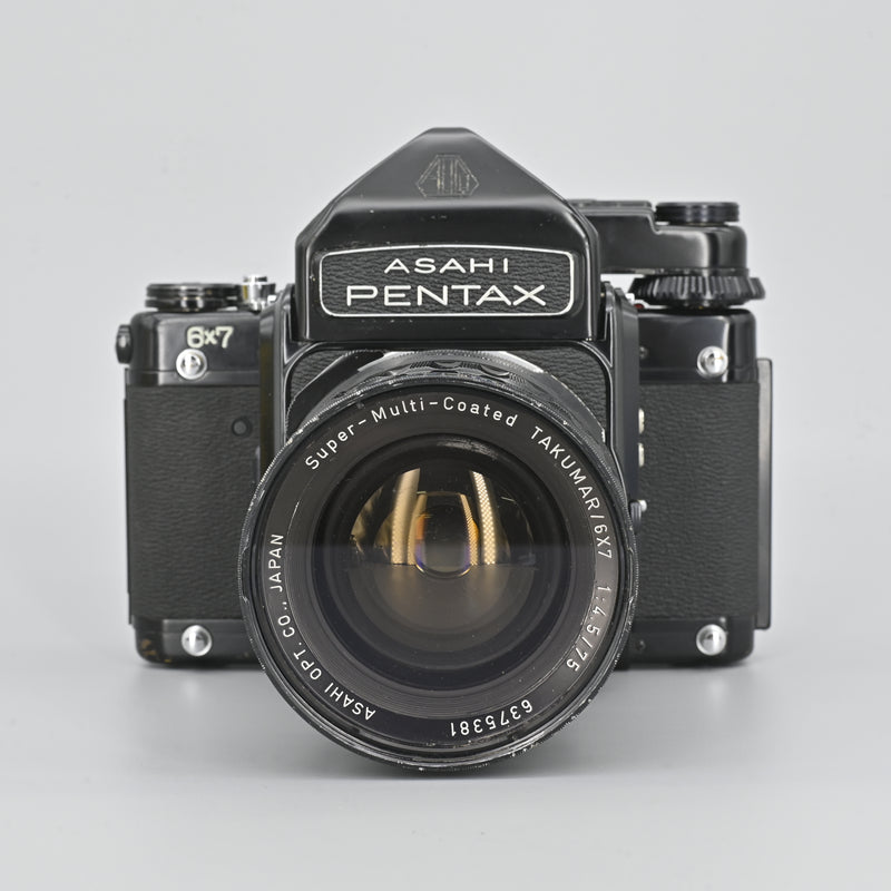 Pentax 6x7 + Takumar-6x7 75/4.5 Lens [READ].
