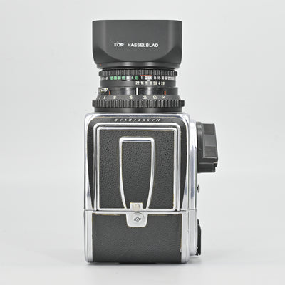 Hasselblad 500CM + CT*80mm F2.8T + A12 film magazine.