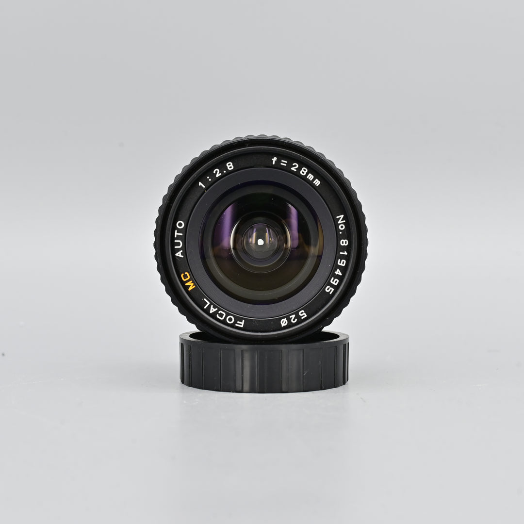 Focal MC 28mm F2.8 lens (Minolta Mount)