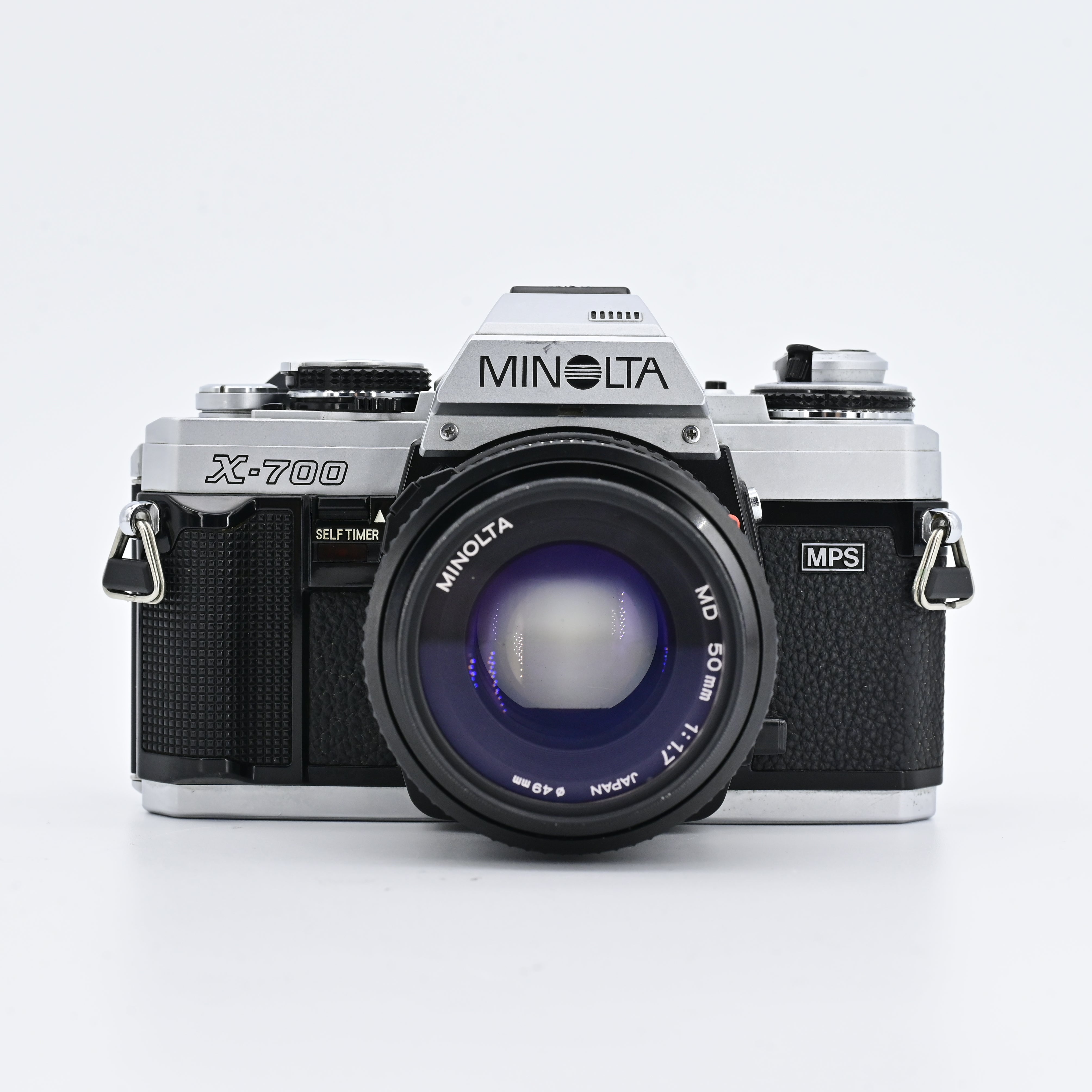 Minolta X700 Silver Edition + MD 50mm F1.7 Lens – SHOWA