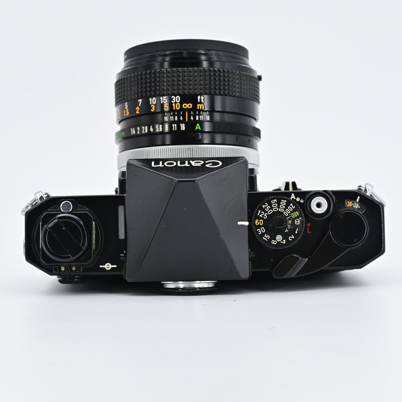 Canon F1 Black + FD 50mm F1.4 Lens