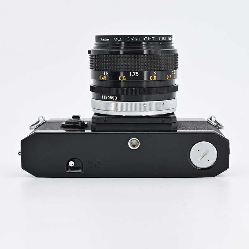 Canon F1 Black + FD 50mm F1.4 Lens