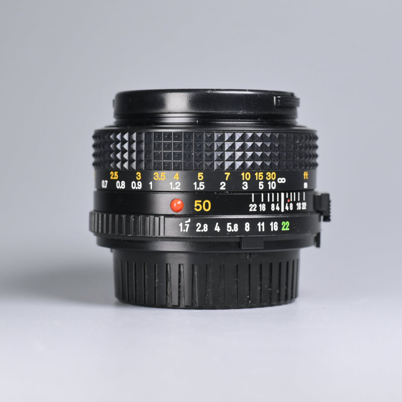 Minolta MD 50mm F1.7 Lens (With Box)