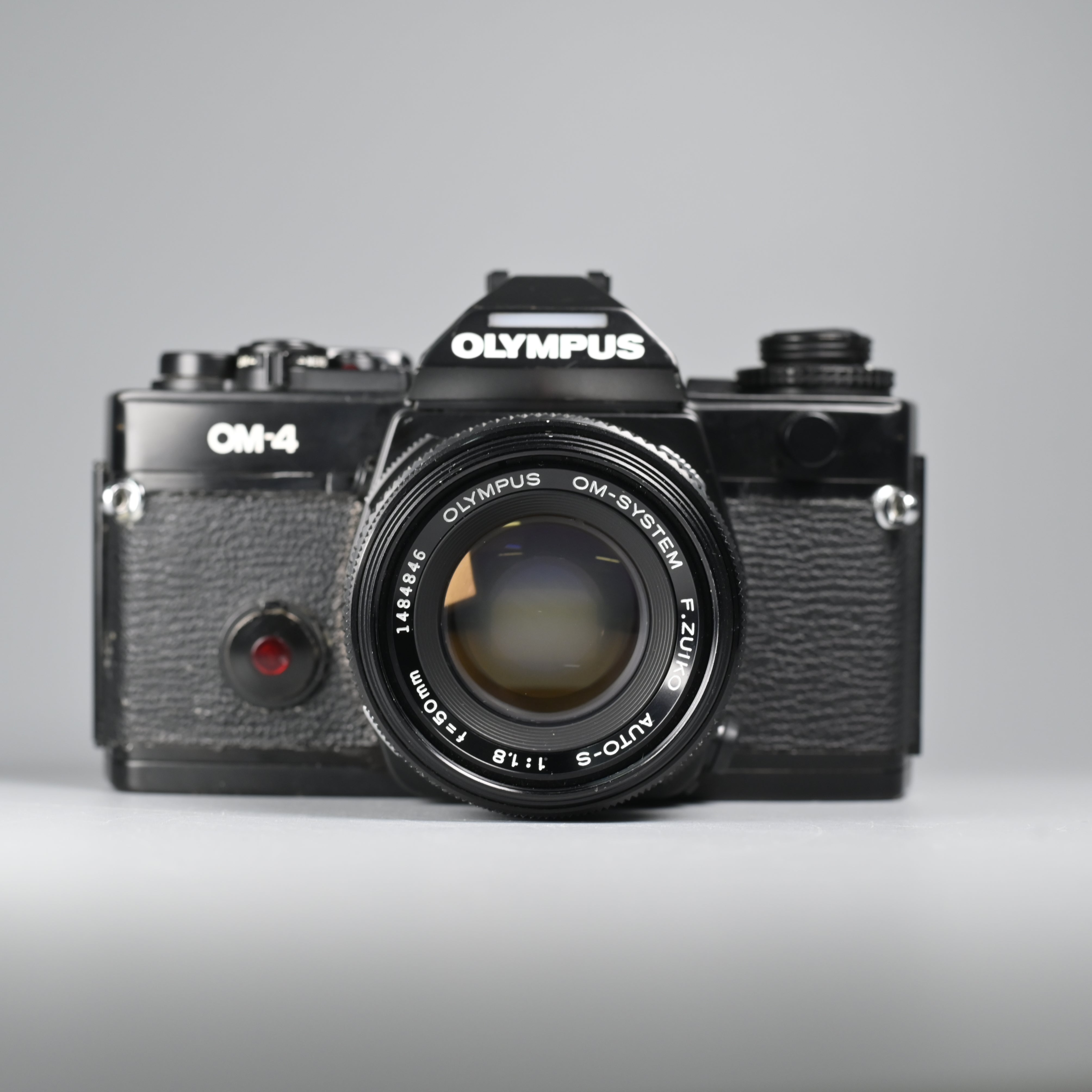 Olympus OM4 Black + Auto-S 50/1.8 Lens – SHOWA