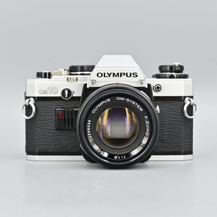 Olympus OM10 + Auto-S 50mm F1.8 Lens (with Box)