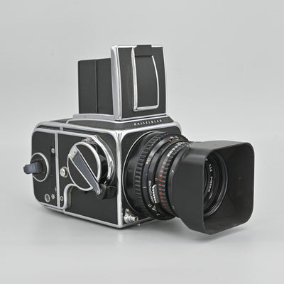 Hasselblad 500CM + C 100mm F3.5 + A12 film magazine.