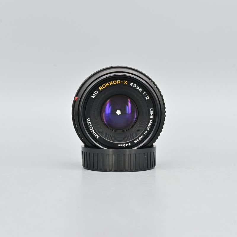 Minolta MD Rokkor-X 45mm F2 Lens