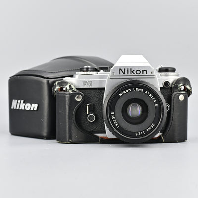 Nikon FG + Series E 35mm F2.5 Lens