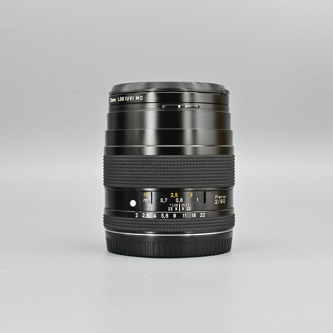 Contax 645 + Carl Zeiss T* Planar 80mm F2 Lens [Box Set]