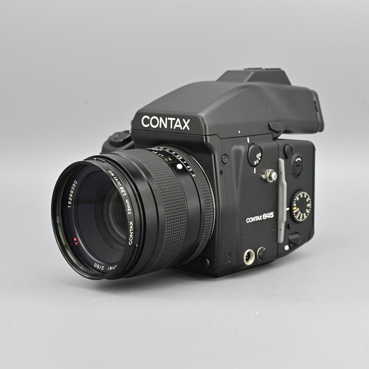 Contax 645 + Carl Zeiss T* Planar 80mm F2 Lens [Box Set]